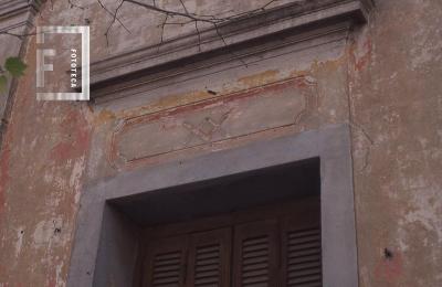 Frente de antigua Casa Banchero - Símbolo masónico