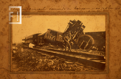 Descarrilamiento de tren ocurrido en Campana en 1919
