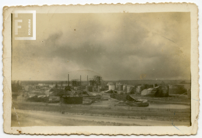 Incendio en la Compañía Nacional de Petróleo en 1934