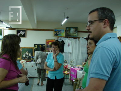 Exposición de talleres femeninos (Tejido, Artesanías, Pintura Decorativa, Porcelana Fría, Reciclado)