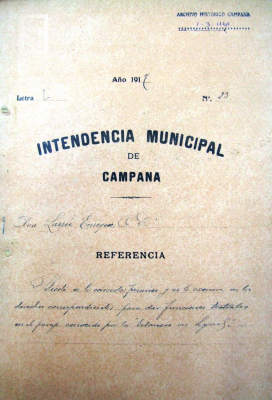 Expediente Municipal de 1917 foja 10