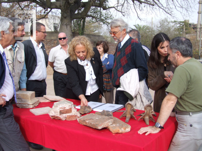 Presentación de estudios arqueológicos sobre la casa de la familia Costa 