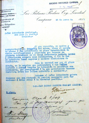 Expediente Municipal de 1917 foja 5