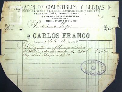 Pagaré de 1909