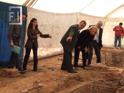 Presentación de estudios arqueológicos sobre la casa de la familia Costa 