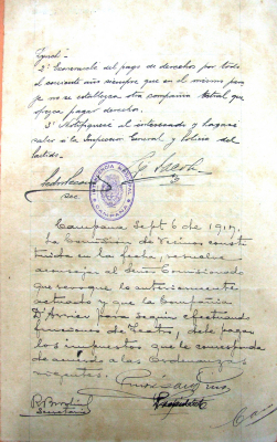 Expediente Municipal de 1917 foja 12