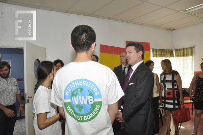 Visita del Embajador de Estados Unidos Noah Mamet al barrio La Josefa 