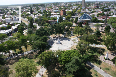Vista de la Plaza Eduardo Costa