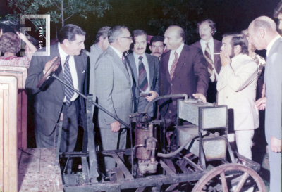 Exposición del primer automóvil argentino en el Museo Fangio 