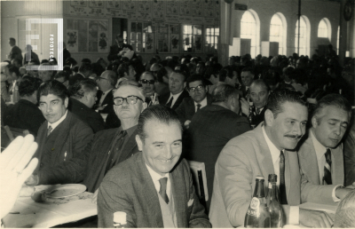 Almuerzo de trabajadores ferroviarios por el centenario del ferrocarril