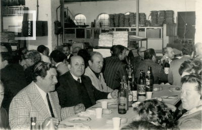 Almuerzo de trabajadores ferroviarios por el centenario del ferrocarril