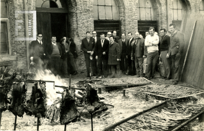 Almuerzo de trabajadores ferroviarios por el centenario del ferrocarril