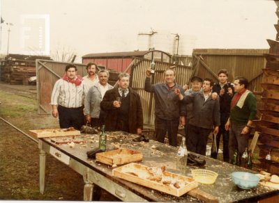 Almuerzo de trabajadores ferroviarios por el centenario del ferrocarril