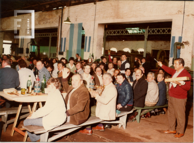 Almuerzo de trabajadores ferroviarios por el centenario del ferrocarril