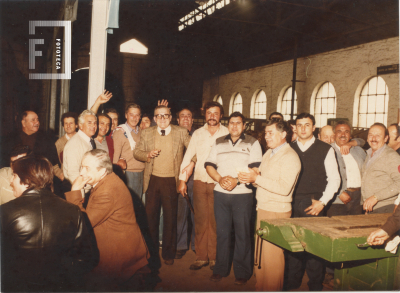 Almuerzo de trabajadores ferroviarios por el centenario del ferrocarril