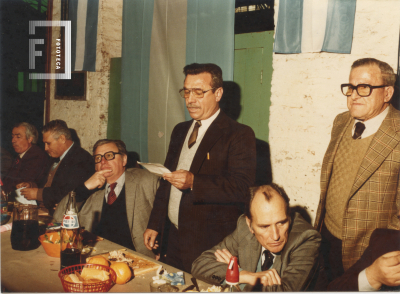 Almuerzo de trabajadores ferroviarios por el centenario del ferrocarril