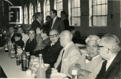 Almuerzo de trabajadores ferroviarios por el centenario del ferrocarril