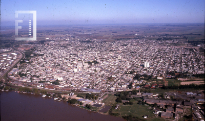 Vista aérea de la Ciudad de Campana