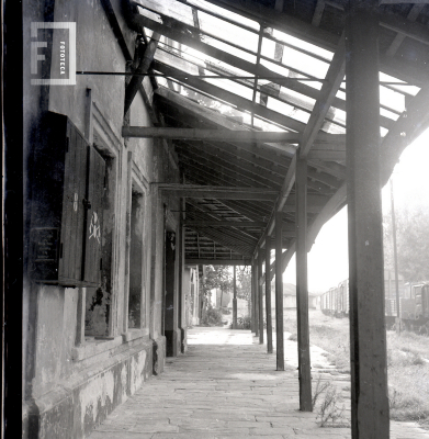 Vista de la vieja estación ferroviaria