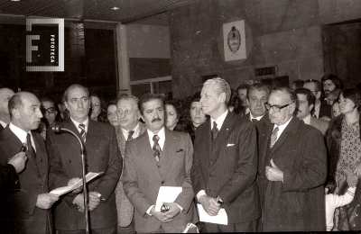 Exposición del Exposición del Primer Automóvil Argentino en casa de la Provincia en Capital Federal