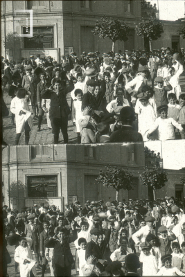 Niños en la calle Real