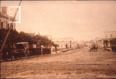 Vista de la Avda. Rivadavia desde la Vieja Estación