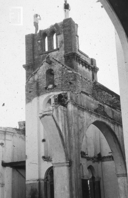 Demolición del antiguo Templo de la Iglesia Santa Florentina