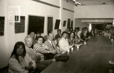 Reunión de artistas campanenses en la Biblioteca Pública Municipal