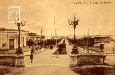 Vista panorámica de la Calle Real desde la Plaza Eduardo Costa