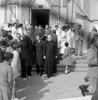 Visita del Gobernador de la Provincia de Bs. As. Oscar Alende