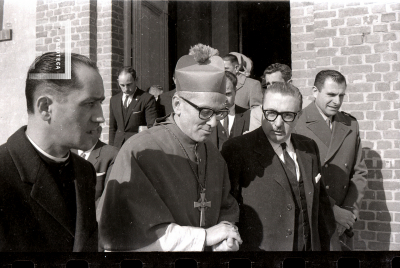 El Intendente Calixto Dellepiane junto al Obispo de San Isidro