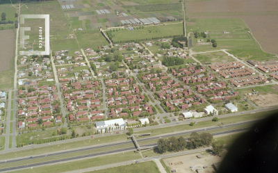 Vista aérea del barrio Siderca 