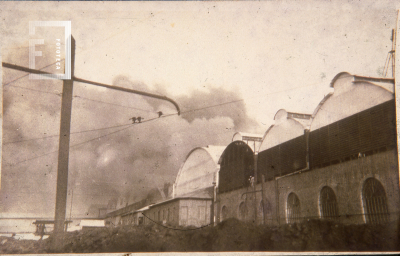 Incendio en el frigorífico Anglo