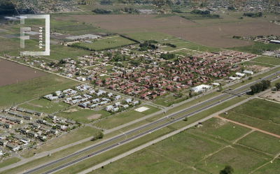 Vista aérea del Barrio Siderca 