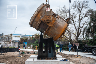 Instalación cuchara de Acería en Paseo Costanero
