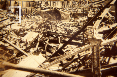 Incendio en la Compañía Nacional de Petróleo en 1934