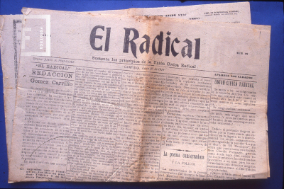 Periódico "El radical"