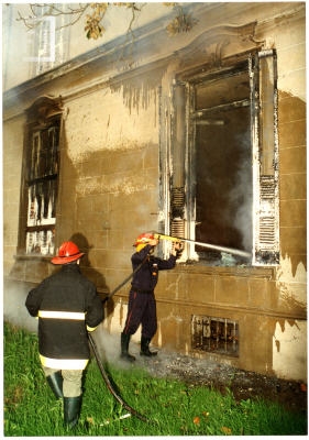 Incendio en el Chalet Viale