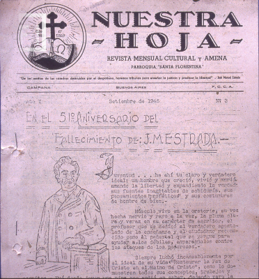 Revista parroquial "Nuestra hoja"