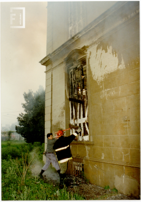 Incendio en el Chalet Viale