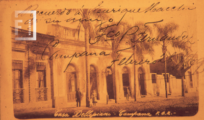 Casa Dellepiane sobre calle L.N. Alem
