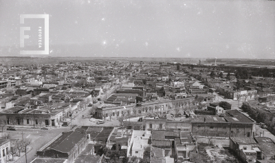 Vista aérea parcial de la ciudad