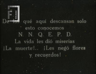 Lápida en la tumba para desamparados