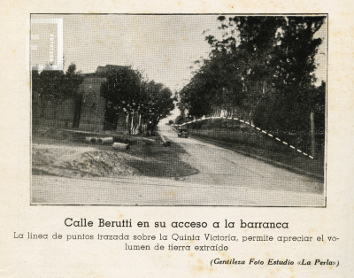 Relleno del terreno de la calle Berutti para las instalaciones de la destilería Devoto Rocha