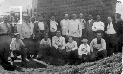 Trabajadores de la Panadería El Centenario de Baltazar Boetti