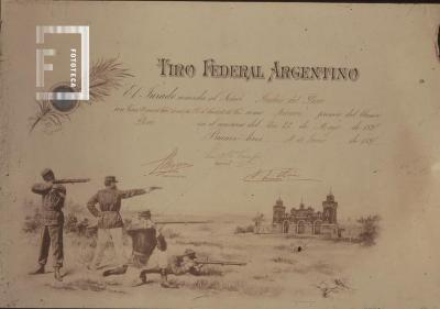 Diploma de Honor otorgado al Señor Andrés del Pino