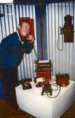 Víctor Capusso en Museo Ferroviario