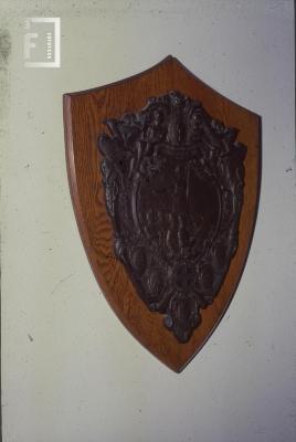 Placa del Tiro Federal Argentino perteneciente a la familia Costa