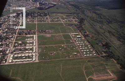 Vista aérea del Barrio Lubo y Barrio Municipal