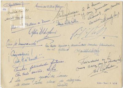 Firmas de Personal Docente y Directivo